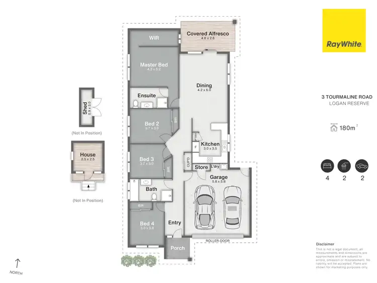 Floorplan of Homely house listing, 3 Tourmaline Road, Logan Reserve QLD 4133