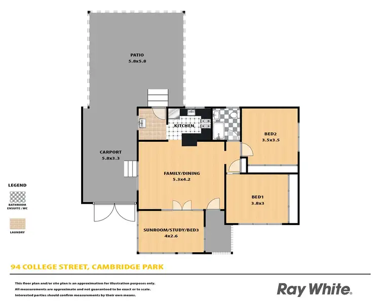 Floorplan of Homely house listing, 94 College Street, Cambridge Park NSW 2747