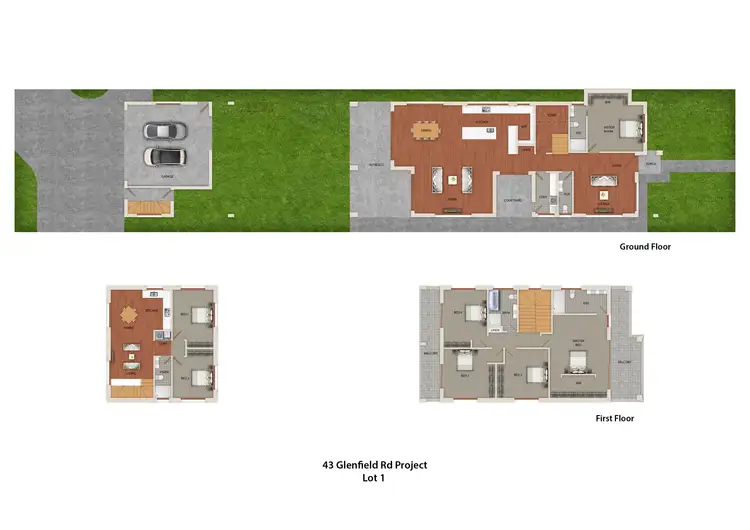 Floorplan of Homely land listing, 43 Glenfield Road, Glenfield NSW 2167