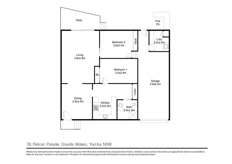 Floorplan of Homely retirement listing, 38/36 Golding Street, Yamba NSW 2464