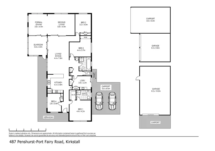Floorplan of Homely house listing, 487 Penshurst-Port Fairy Road, Kirkstall VIC 3283