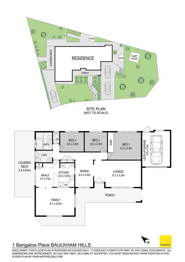 Floorplan of Homely house listing, 1 Bangalow Place, Baulkham Hills NSW 2153