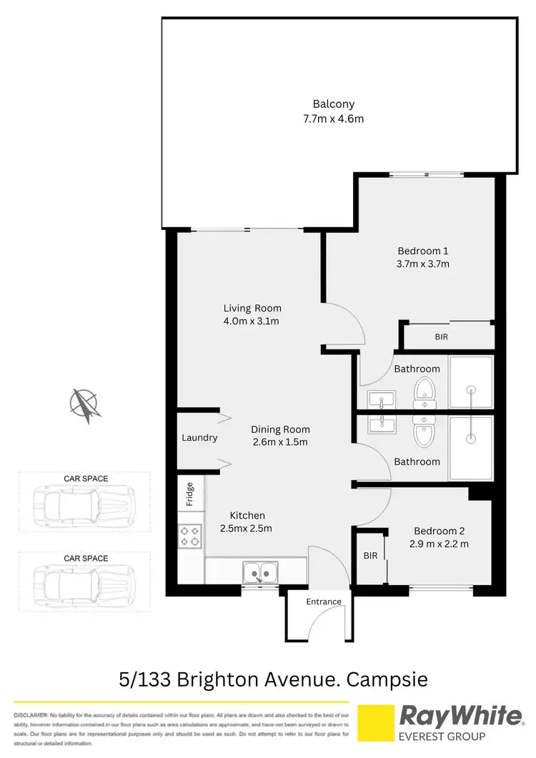 Floorplan of Homely apartment listing, 5/133 Brighton Avenue, Campsie NSW 2194