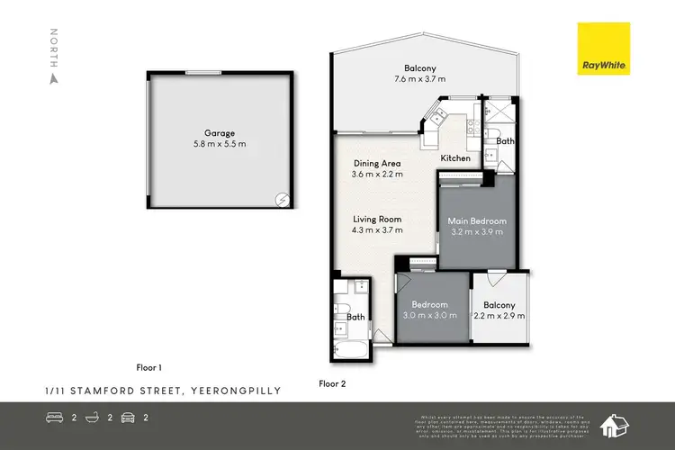 Floorplan of Homely unit listing, 1/11 Stamford Street, Yeerongpilly QLD 4105