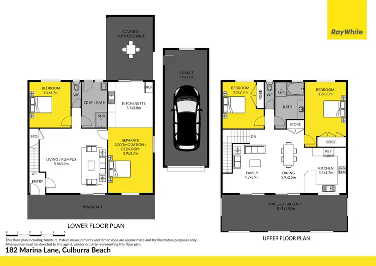 Floorplan of Homely house listing, 182 Marina Lane, Culburra Beach NSW 2540