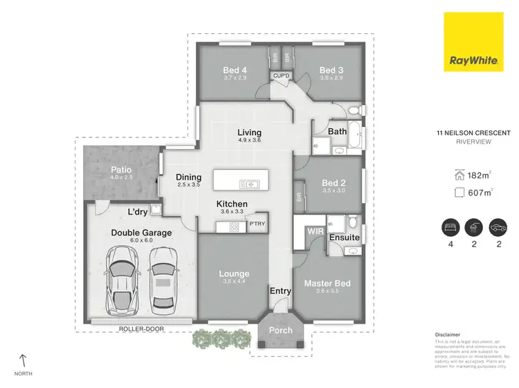 Floorplan of Homely house listing, 11 Neilson Crescent, Riverview QLD 4303