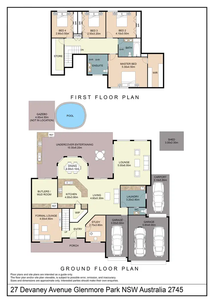 Floorplan of Homely house listing, 27 Devaney Avenue, Glenmore Park NSW 2745