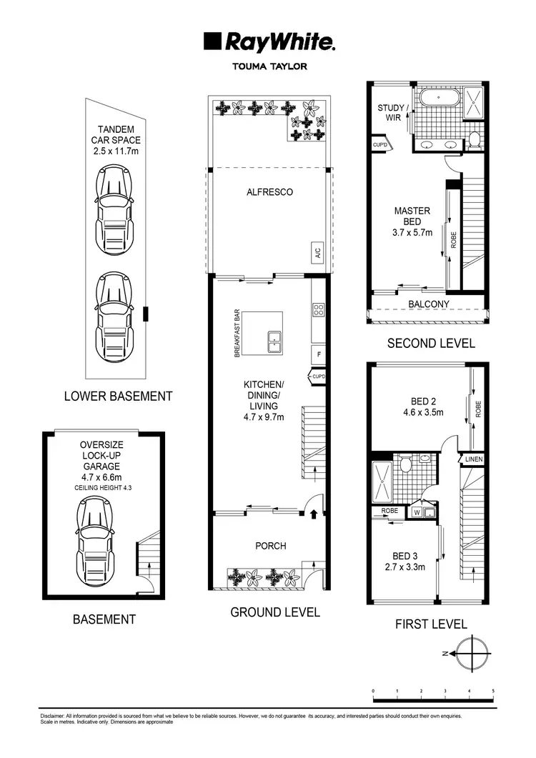 Floorplan of Homely townhouse listing, 34 Barr Street, Camperdown NSW 2050