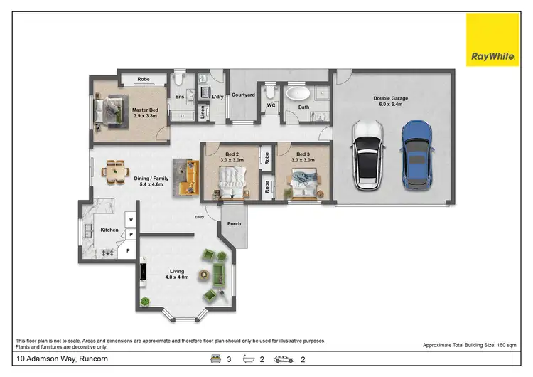 Floorplan of Homely house listing, 10 Adamson Way, Runcorn QLD 4113