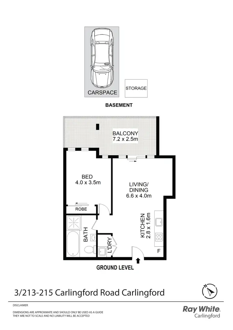Floorplan of Homely apartment listing, 3/213-215 Carlingford Road, Carlingford NSW 2118