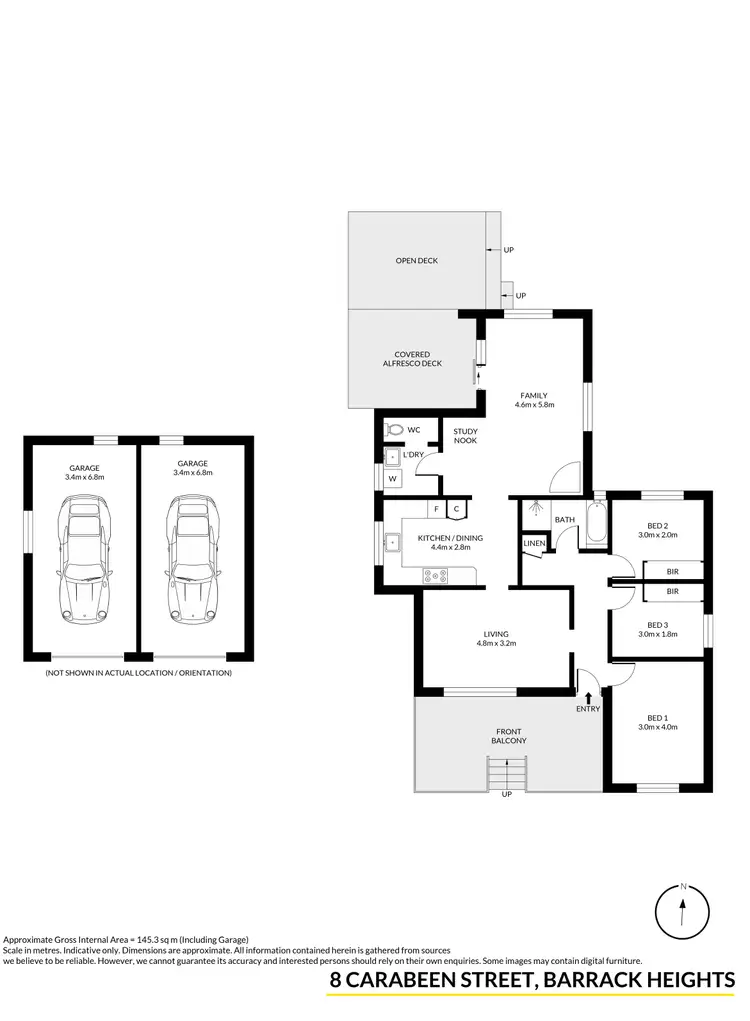 Floorplan of Homely house listing, 8 Carabeen Street, Barrack Heights NSW 2528