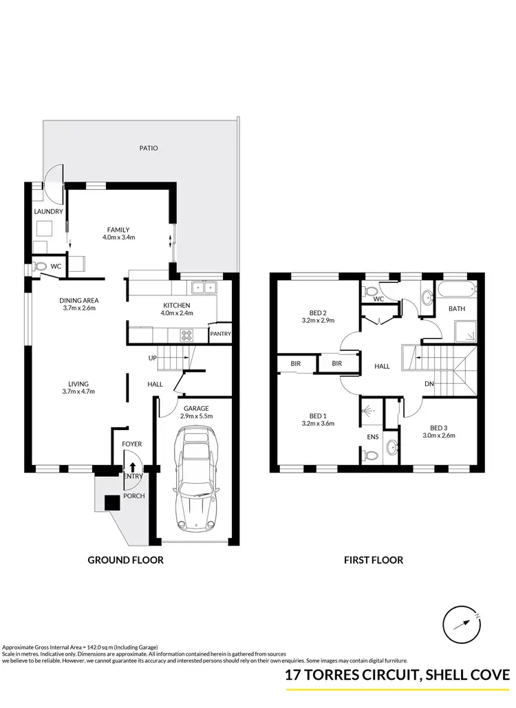Floorplan of Homely house listing, 17 Torres Circuit, Shell Cove NSW 2529