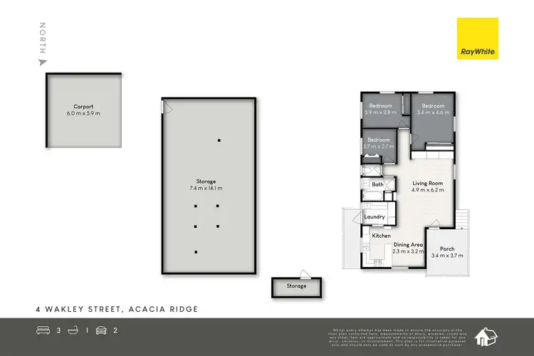 Floorplan of Homely house listing, 4 Wakley Street, Acacia Ridge QLD 4110