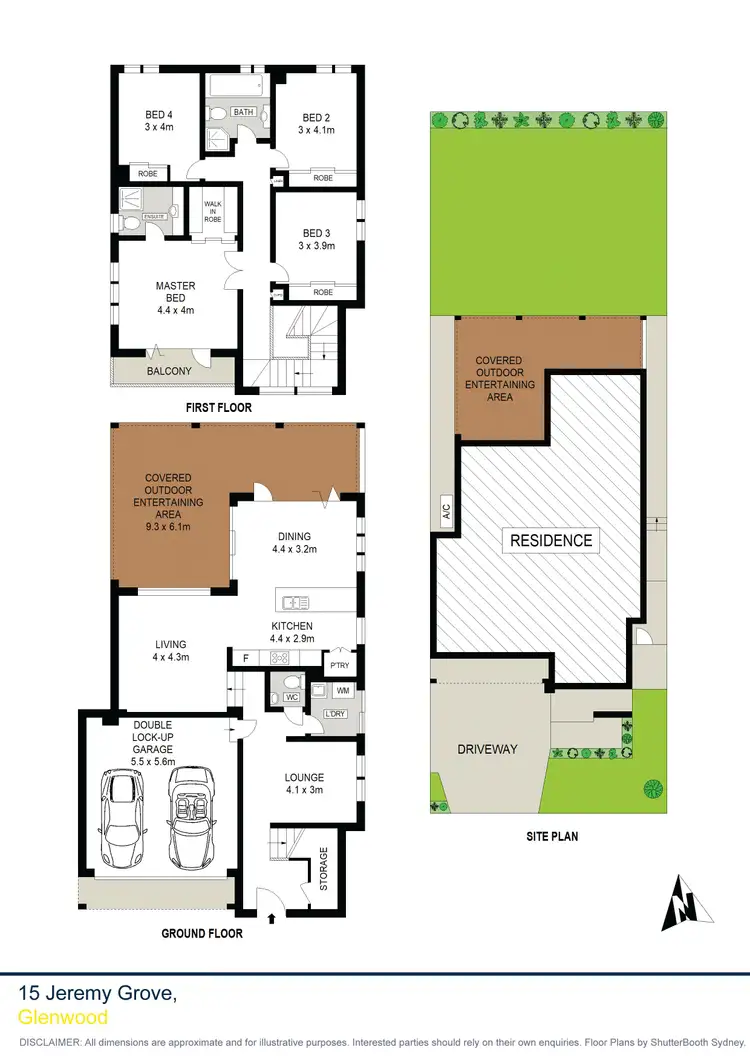 Floorplan of Homely house listing, 15 Jeremy Grove, Glenwood NSW 2768
