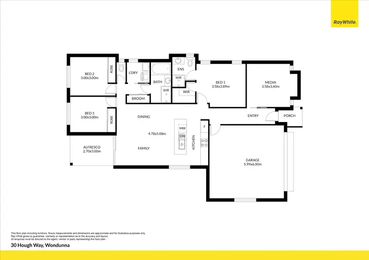 Floorplan of Homely house listing, 30 Hough Way, Wondunna QLD 4655