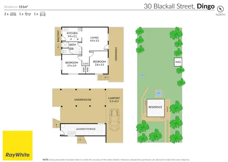 Floorplan of Homely house listing, 30 Blackall Street, Dingo QLD 4702
