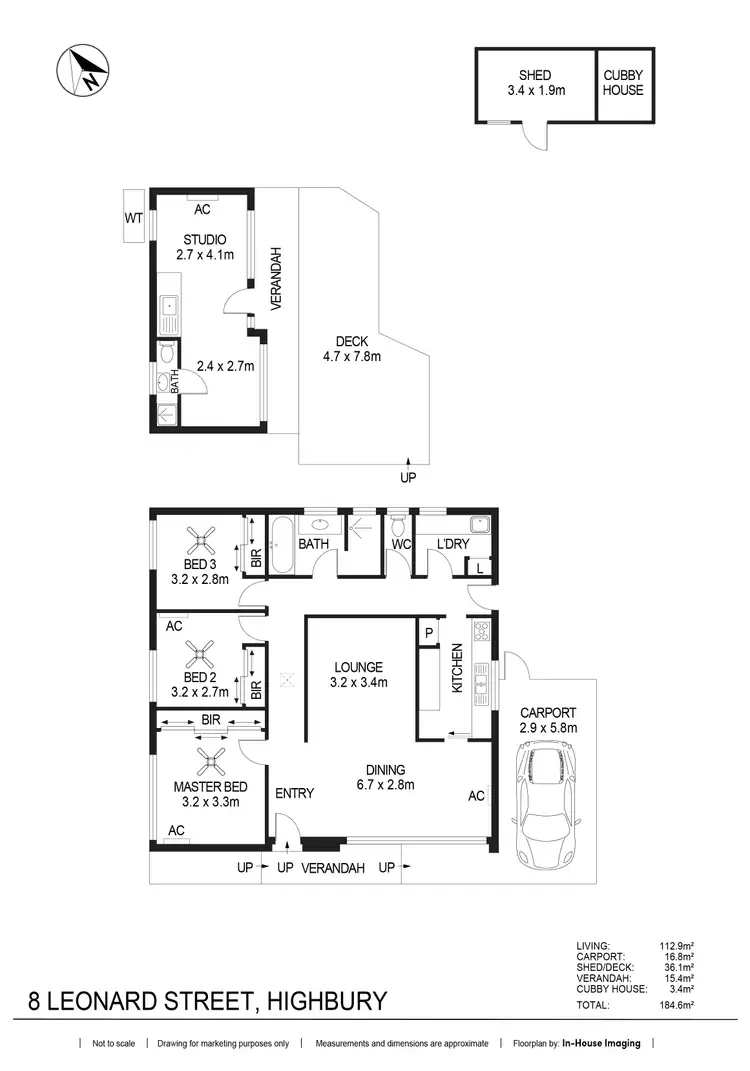 Floorplan of Homely house listing, 8 Leonard Street, Highbury SA 5089