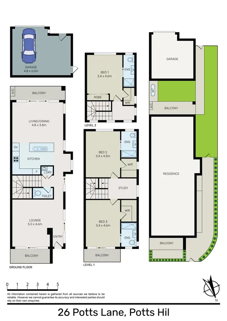Floorplan of Homely house listing, 26 Potts Lane, Potts Hill NSW 2143