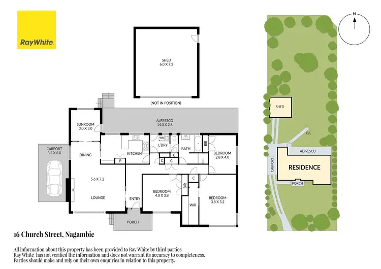 Floorplan of Homely house listing, 16 Church Street, Nagambie VIC 3608