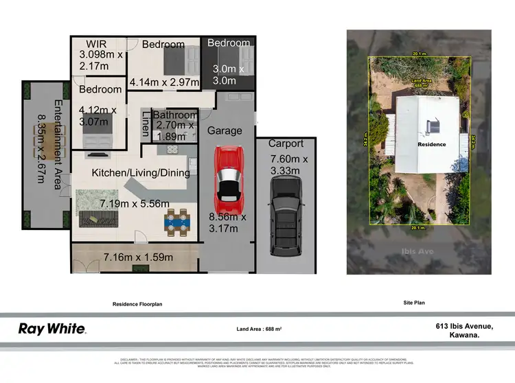 Floorplan of Homely house listing, 613 Ibis Avenue, Kawana QLD 4701