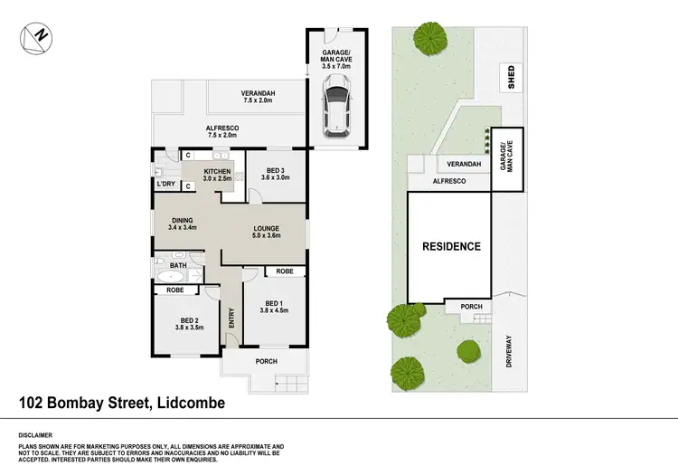 Floorplan of Homely house listing, 102 Bombay Street, Lidcombe NSW 2141