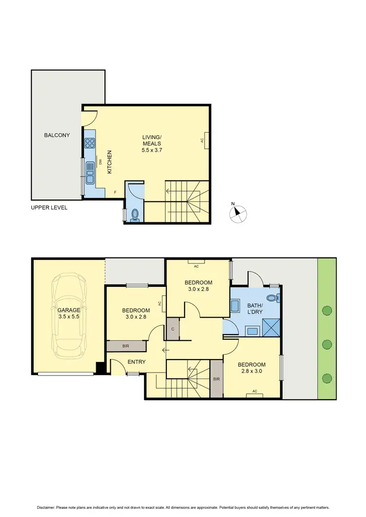 Floorplan of Homely townhouse listing, 4/72 Lorne Street, Fawkner VIC 3060