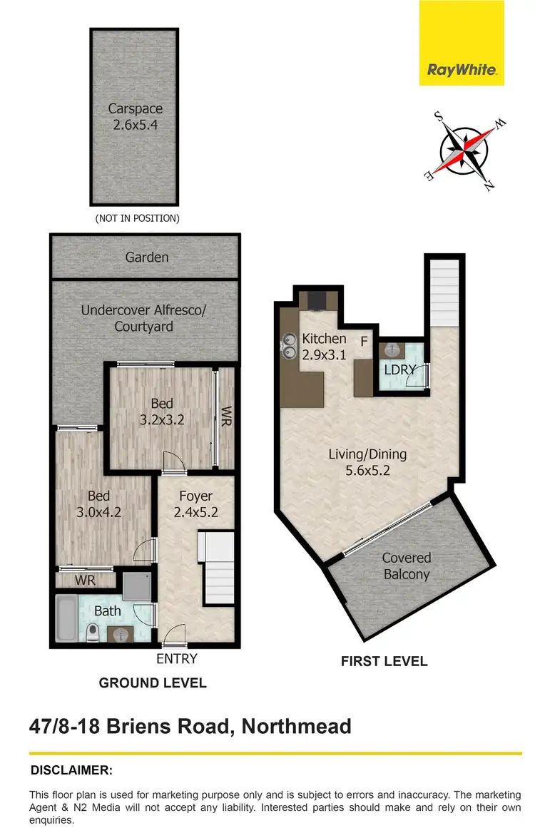 Floorplan of Homely apartment listing, 47/8-18 Briens Road, Northmead NSW 2152