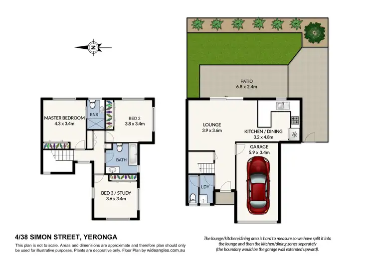 Floorplan of Homely townhouse listing, 4/38 Simon Street, Yeronga QLD 4104