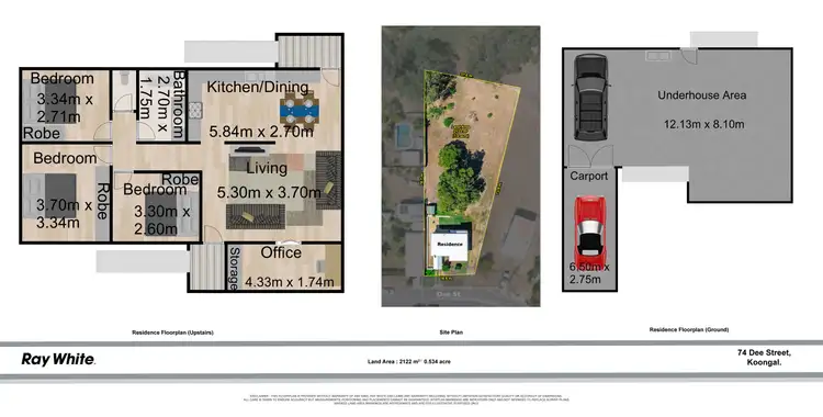 Floorplan of Homely house listing, 74 Dee Street, Koongal QLD 4701