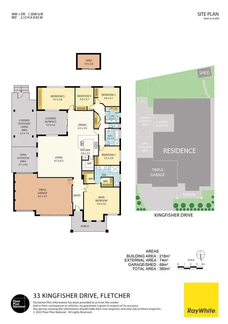 Floorplan of Homely house listing, 33 Kingfisher Drive, Fletcher NSW 2287