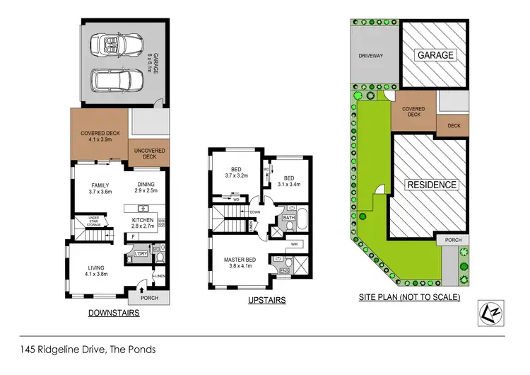 Floorplan of Homely house listing, 145 Ridgeline Drive, The Ponds NSW 2769