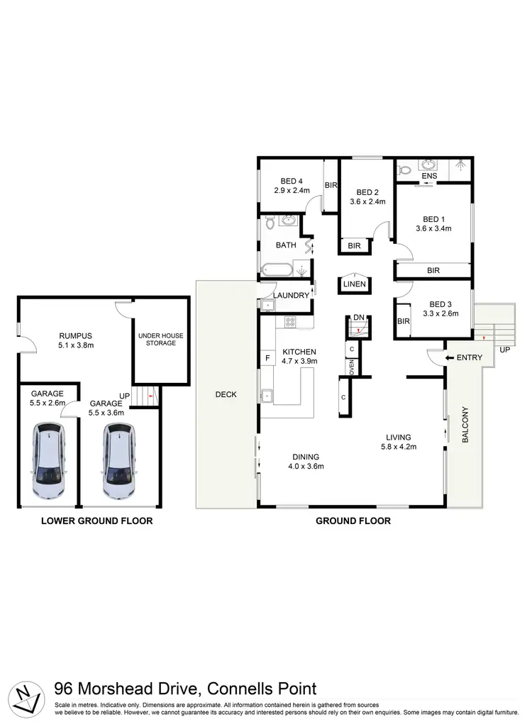 Floorplan of Homely house listing, 96 Morshead Drive, Connells Point NSW 2221