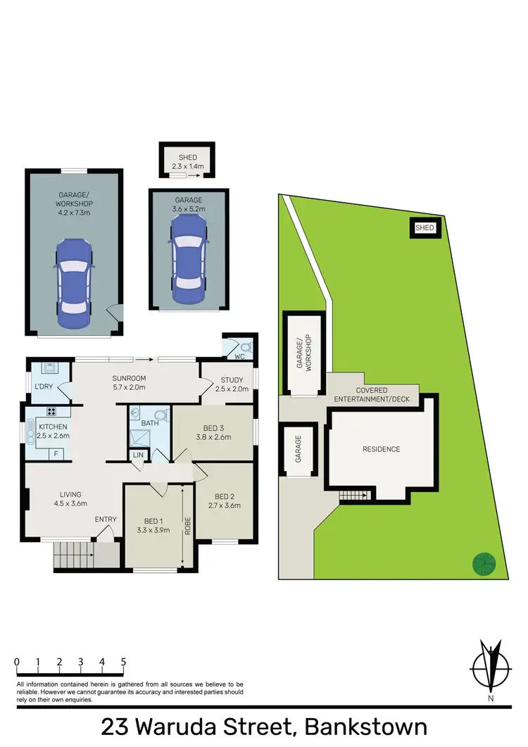 Floorplan of Homely house listing, 23 Waruda Street, Bankstown NSW 2200