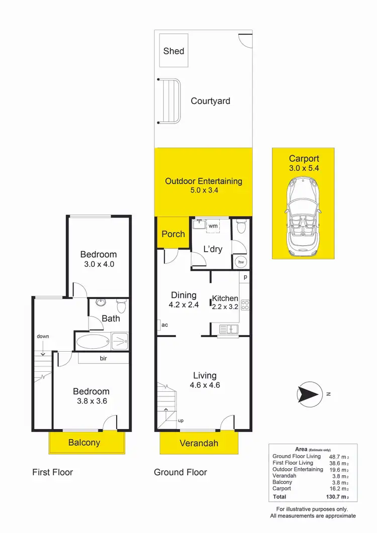 Floorplan of Homely townhouse listing, Unit 18/200 Morphett Road, Glengowrie SA 5044