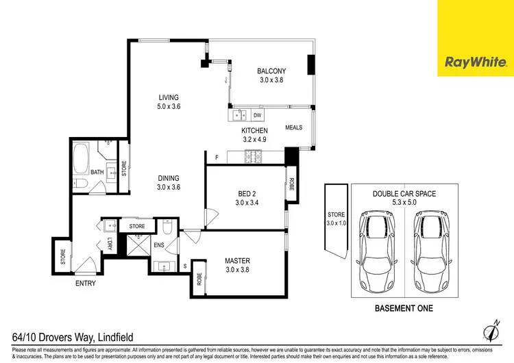 Floorplan of Homely unit listing, 64/10 Drovers Way, Lindfield NSW 2070