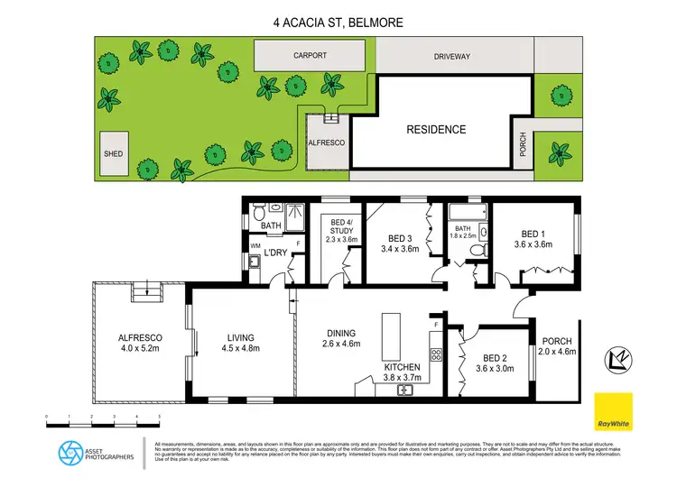 Floorplan of Homely house listing, 4 Acacia Street, Belmore NSW 2192