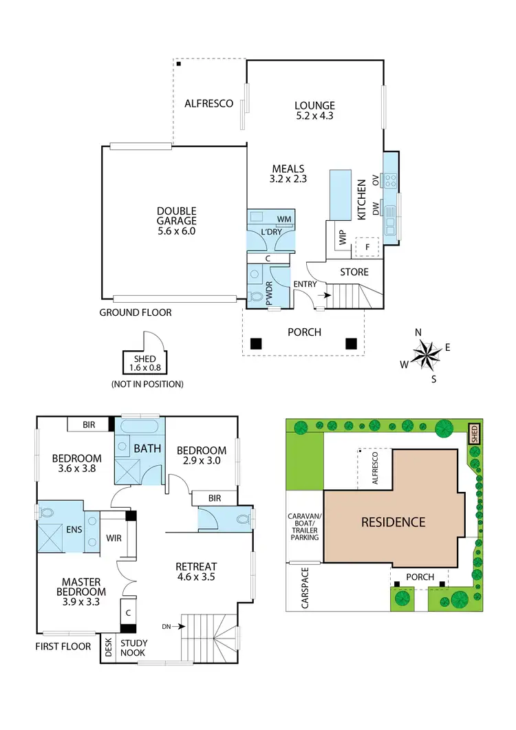 Floorplan of Homely house listing, 4 Fossilstone Avenue, Doreen VIC 3754