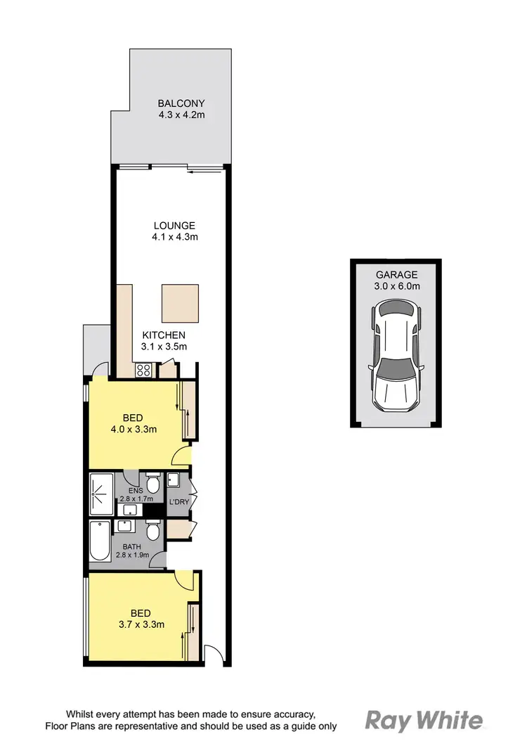 Floorplan of Homely apartment listing, 1302/107 Astor Terrace, Spring Hill QLD 4000