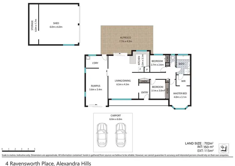 Floorplan of Homely house listing, 4 Ravensworth Place, Alexandra Hills QLD 4161