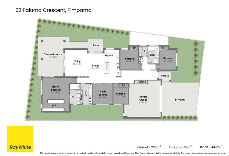 Floorplan of Homely house listing, 32 Paluma Crescent, Pimpama QLD 4209