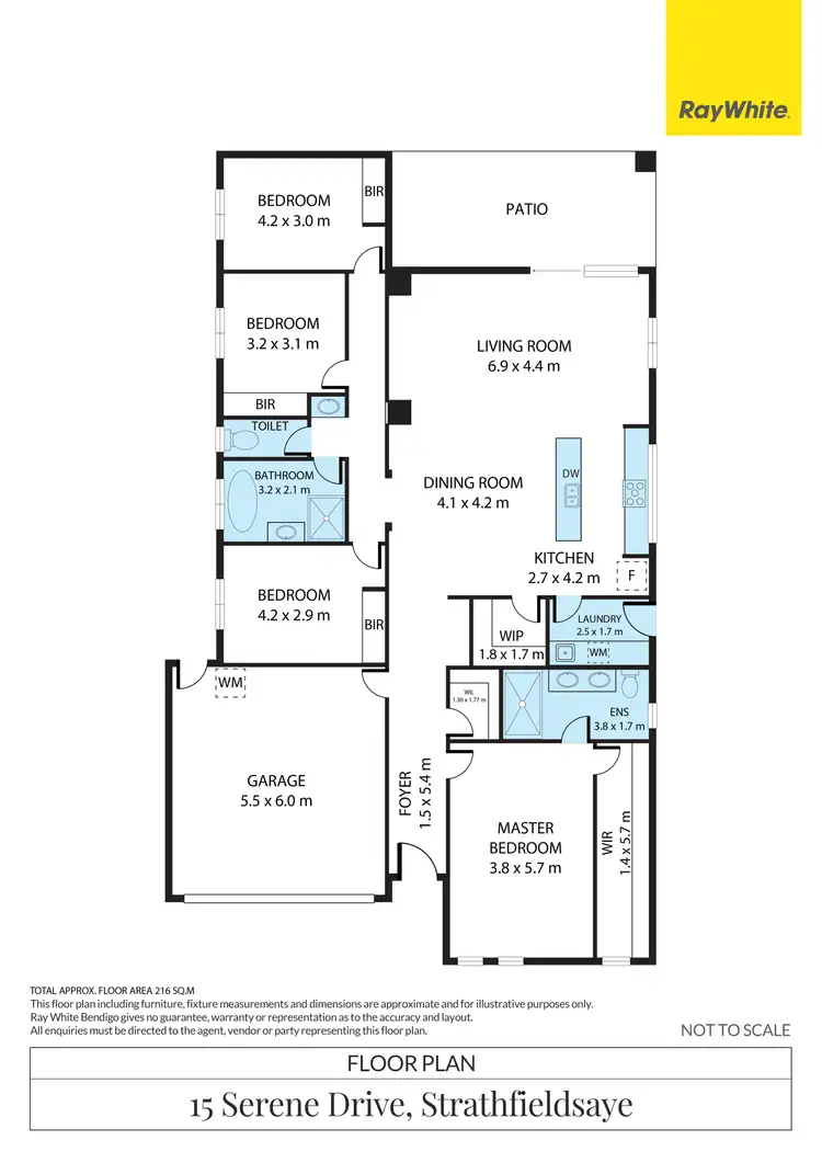 Floorplan of Homely house listing, 15 Serene Drive, Strathfieldsaye VIC 3551