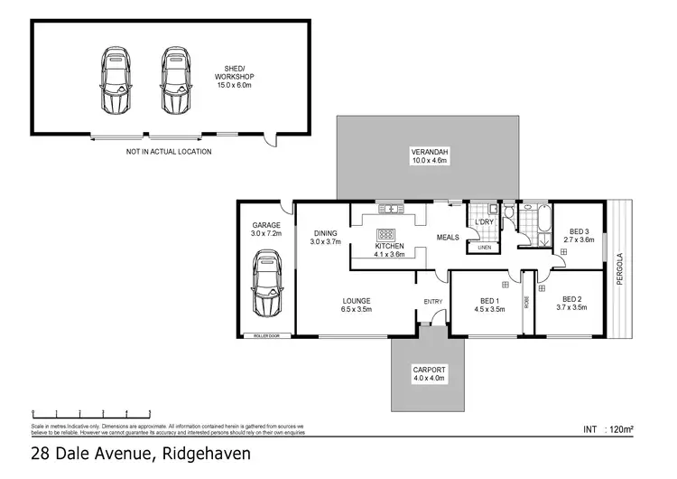 Floorplan of Homely house listing, 28 Dale Avenue, Ridgehaven SA 5097