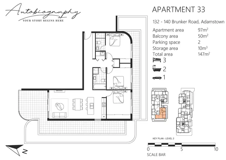 Floorplan of Homely apartment listing, 136 Brunker Road, Adamstown NSW 2289