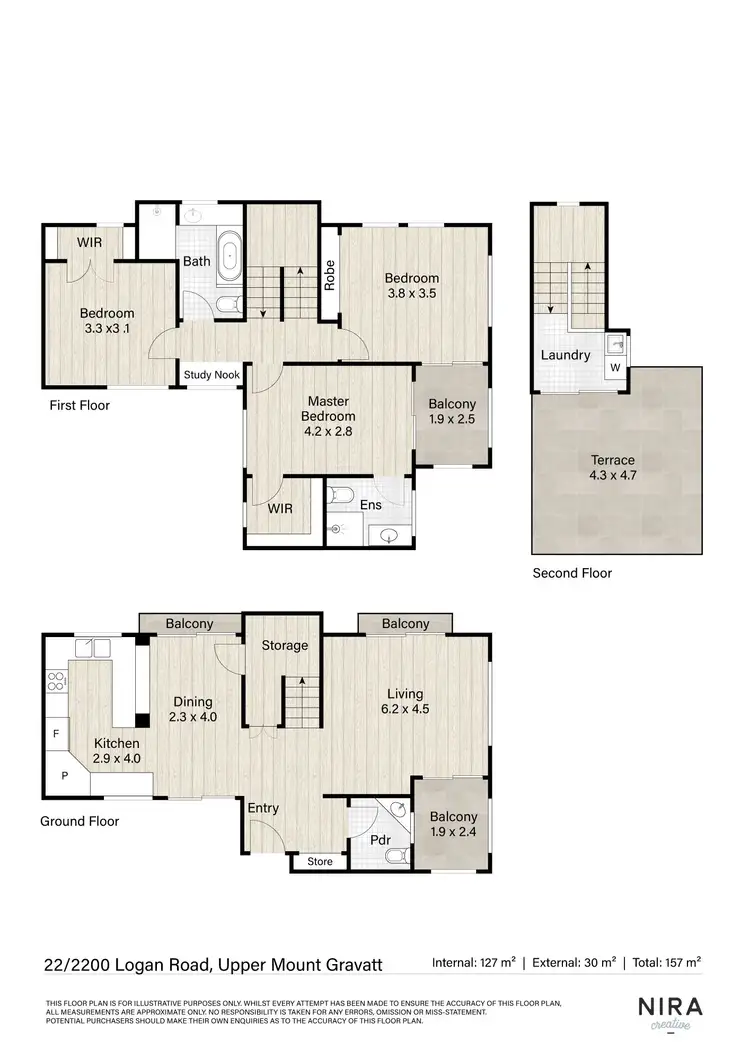 Floorplan of Homely townhouse listing, 22/2200 Logan Road, Upper Mount Gravatt QLD 4122