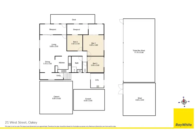 Floorplan of Homely house listing, 21 West Street, Oakey QLD 4401