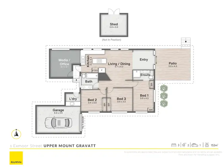 Floorplan of Homely house listing, 1 Exmoor Street, Upper Mount Gravatt QLD 4122