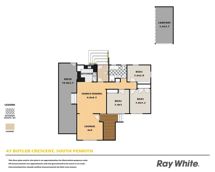 Floorplan of Homely house listing, 47 Butler Crescent, South Penrith NSW 2750