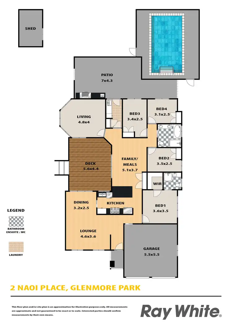 Floorplan of Homely house listing, 2 Naoi Place, Glenmore Park NSW 2745