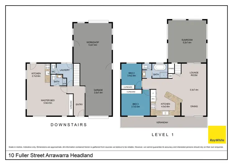 Floorplan of Homely house listing, 10 Fuller Street, Arrawarra Headland NSW 2456