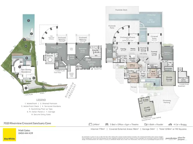 Floorplan of Homely house listing, 7020 Riverview Crescent, Sanctuary Cove QLD 4212